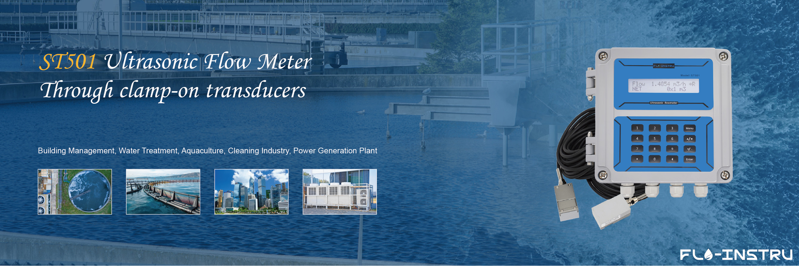 Chất lượng Clamp-on siêu âm Flowmeter nhà máy